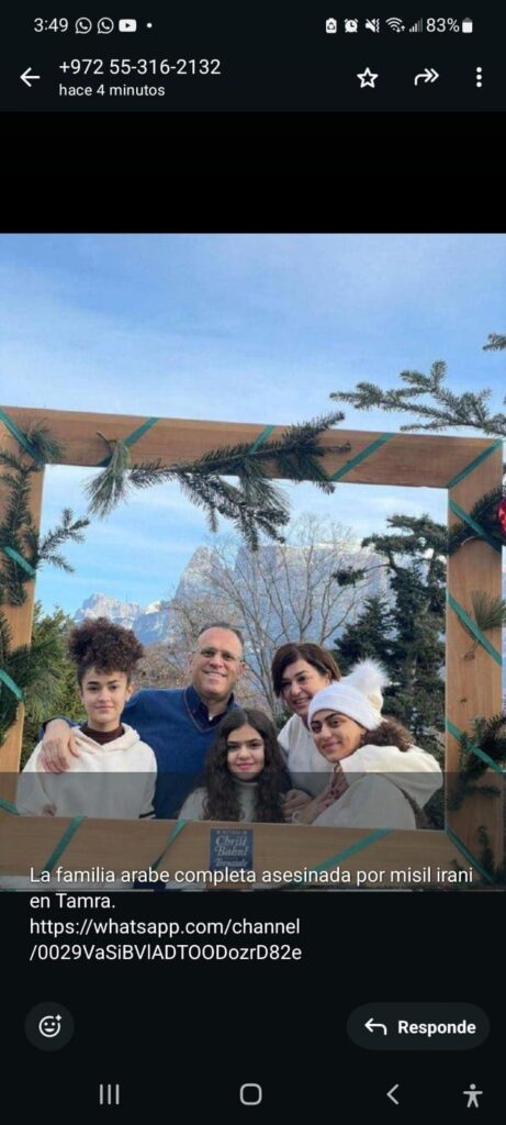 esta familia fue impactada y murieron todos